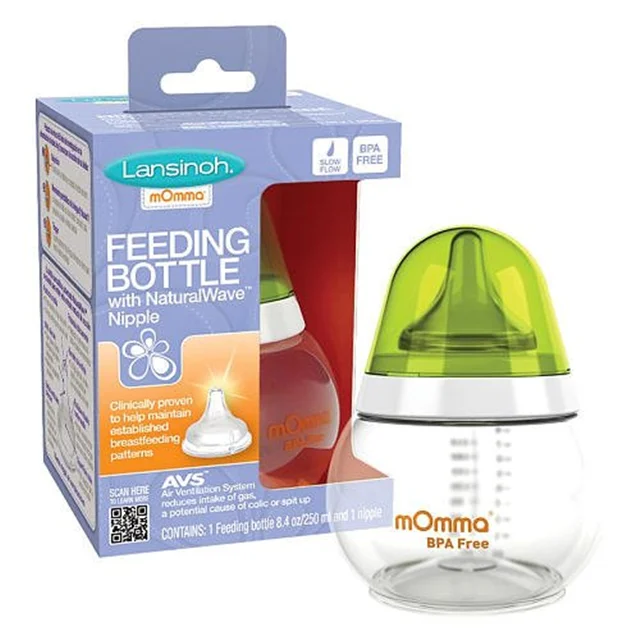 بطری شیر و آشامیدنی بدون دسته لانسینو momma