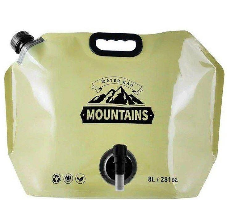 گالن آب شیردار 8 لیتری مدل تاشو